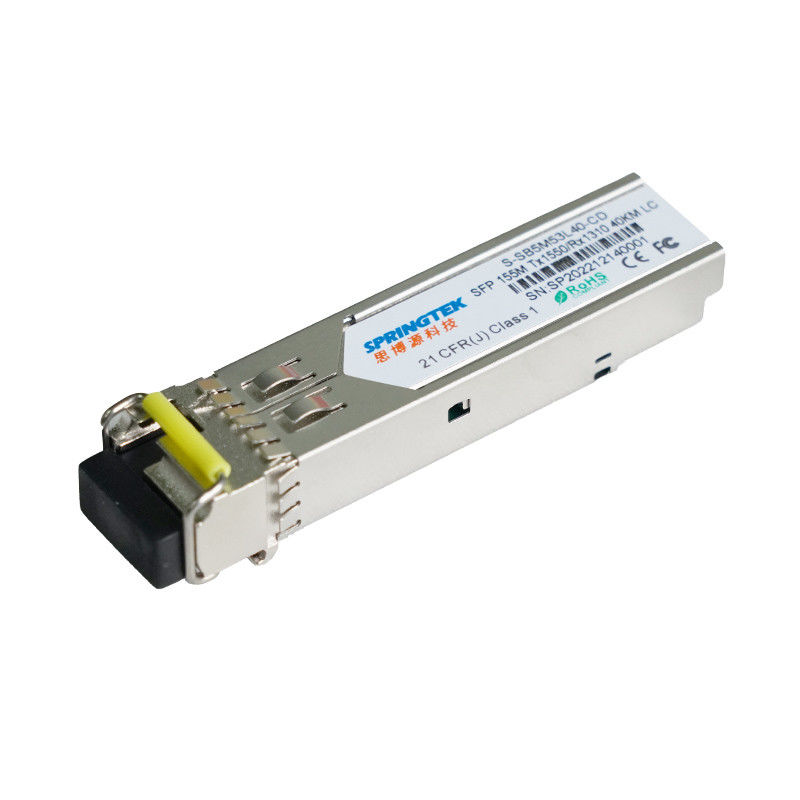 Moduł optyczny SFP Ethernet SFP BIDI 40km TX1550nm/RX1310 155M SM LC DFB DOM