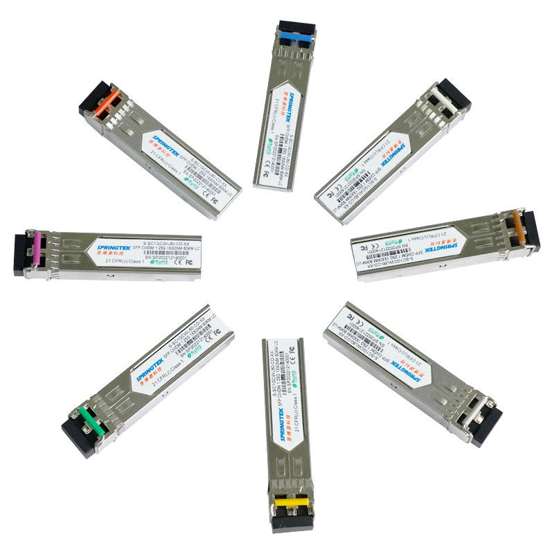 1.25G CWDM1270 ~ 1610nm Kompatybilny Transceive SFP LC ER ZR ZR + Z modułem optycznym DDM