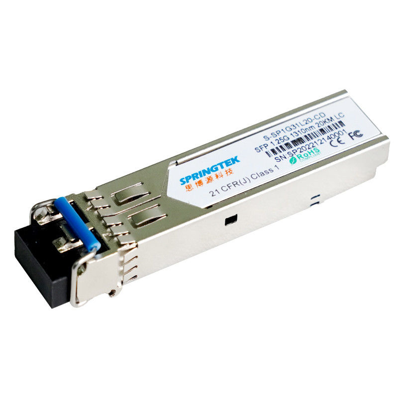 1.25G LX SFP 1310nm 20km 1000BASE-LX jednomodowy podwójny moduł nadawczo-odbiorczy LC DDM 1G LX 20km