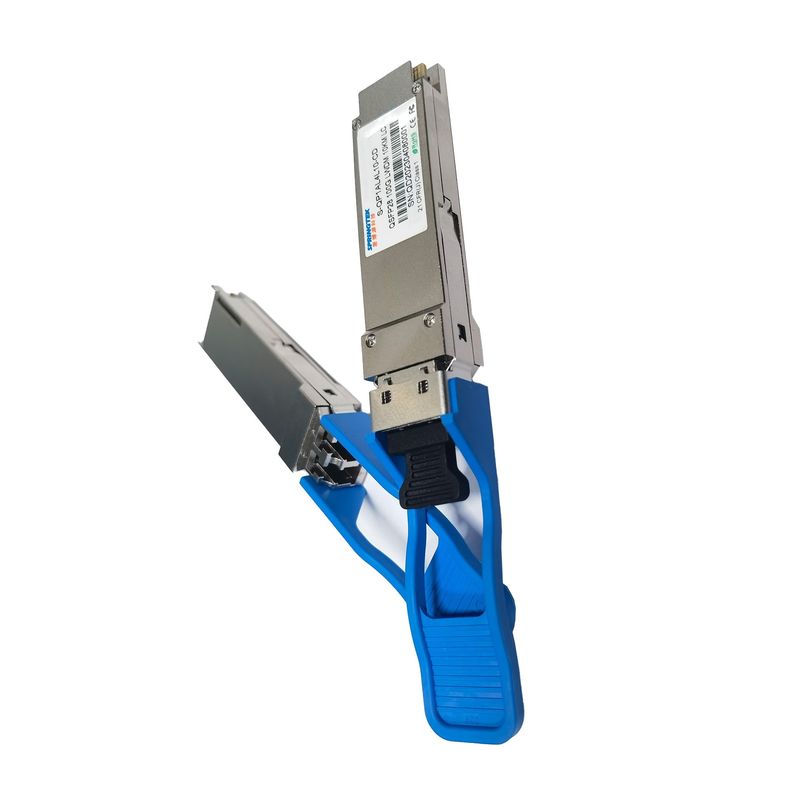 Duplex LC SMF 100gbase kompatybilny z Cisco QSFP28 LR4 Transceiver 1310nm 10km DOM LAN WDM
