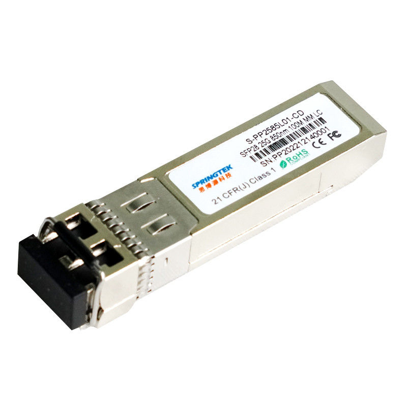 Kompatybilny z Brocade 25G SFP28 Transceiver SR 100m Wielomodowy światłowód LC MMF Wielomodowy transceiver