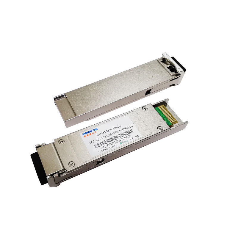 BIDI 40KM 1330nm 1270nm Jedno włókno 10G XFP Transceiver BX XFP LC Moduły optyczne