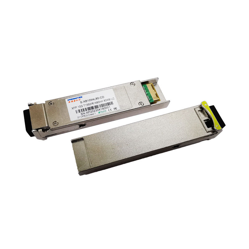WDM 10G Xfp 80 km 1550/1490 nm SM Simplex LC Kompatybilny z DDM Mikrotik Juniper Bidi 80 km
